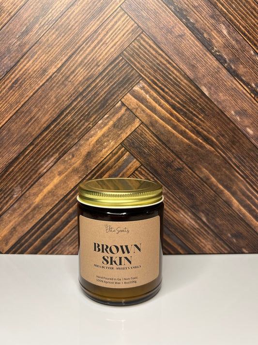 Brown Skin |  shea butter + sweet vanilla - Jar Candle