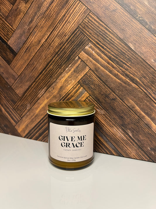 Give me Grace | saffron + white tea - Jar Candle